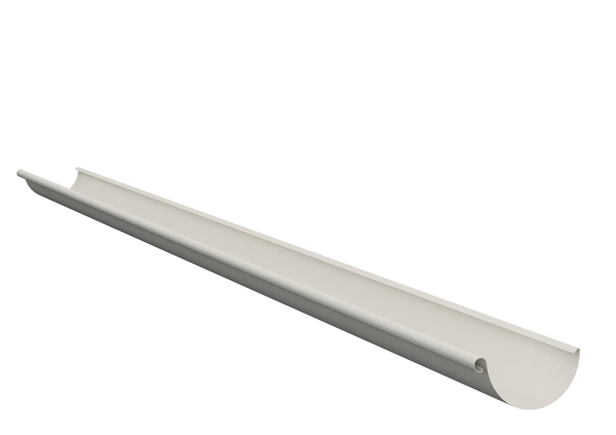 Hängränna 100mm 2 meter lång i vit kulör från Lindab.