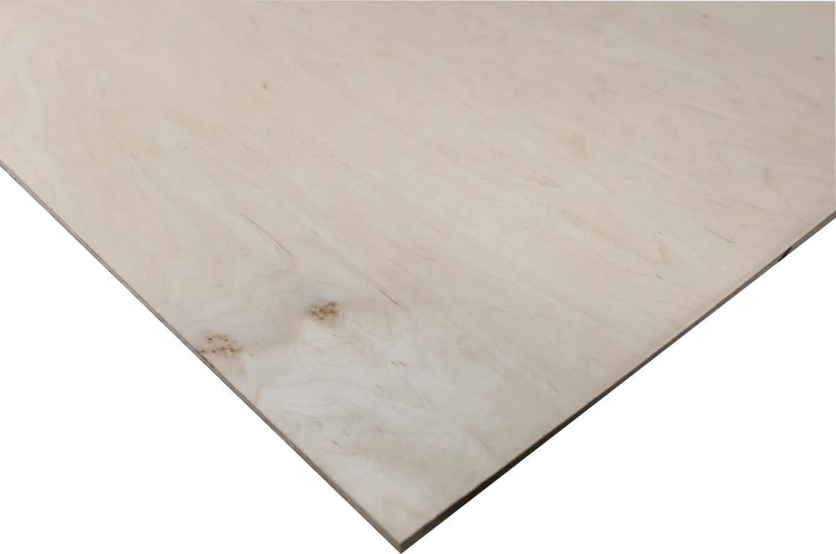 Björkplywood i kvalitet BB/BB 6mm 1250x2500mm