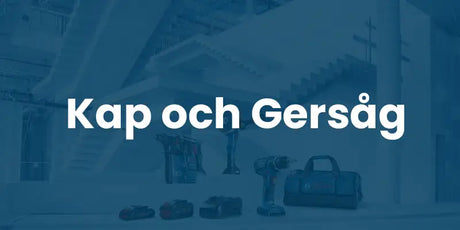 Banner för Kap och gersåg med texten "Kap och gersåg"