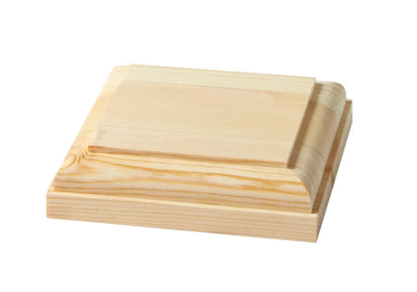 Stolphatt i trä 105x105mm obehandlad furu
